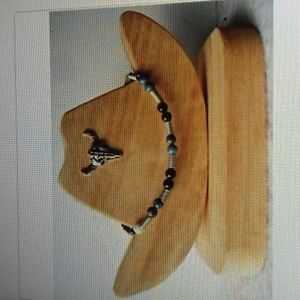 Fabulous one of a kind Western  Cowboy hat table decor.